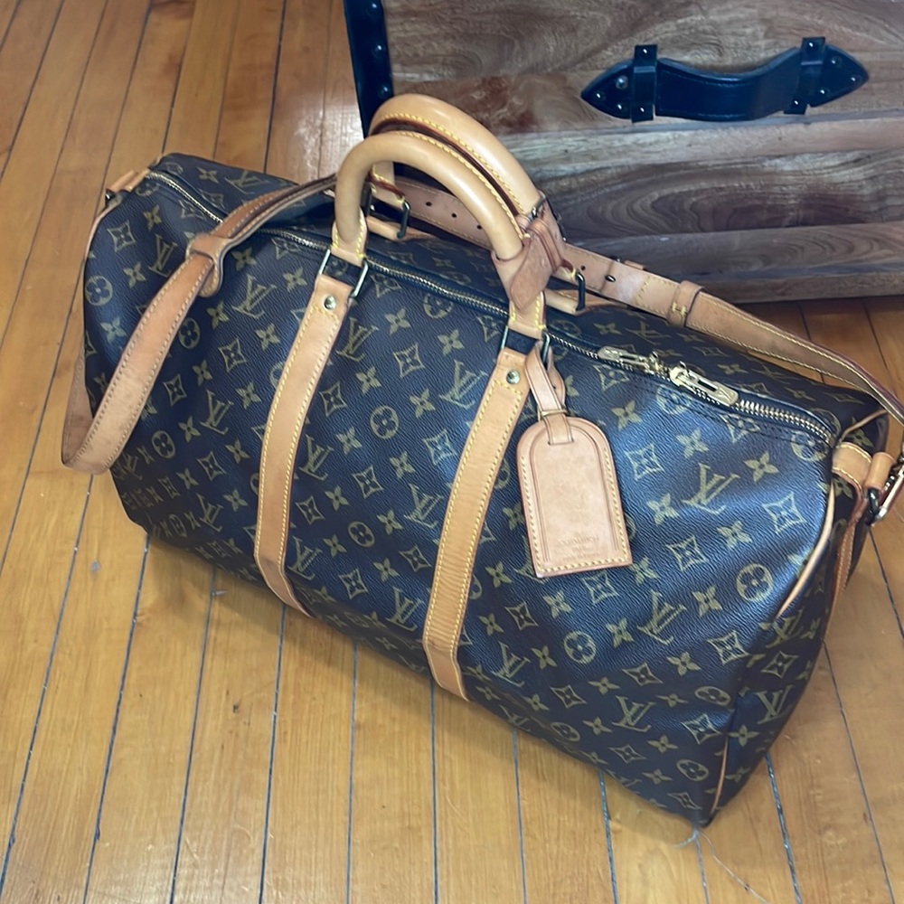 Louis Vuitton Bandouliere Keepall 50 Travel Bag.